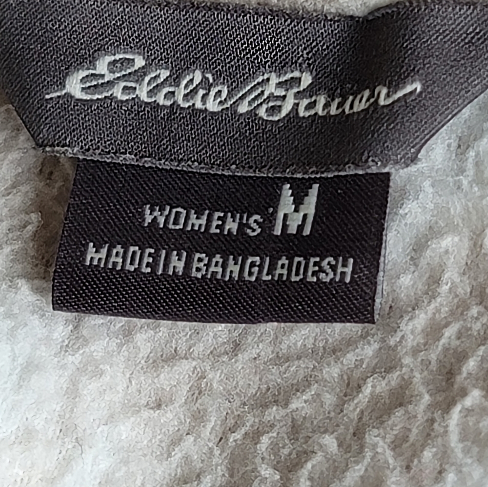 Eddie Bauer Women's Full-Zip Fleece Sweater Jacket Size M - Picture 8 of 8